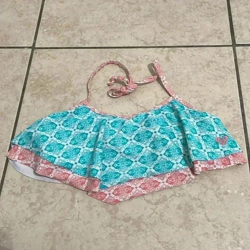 Roxy Girl Bikini Top Size 10